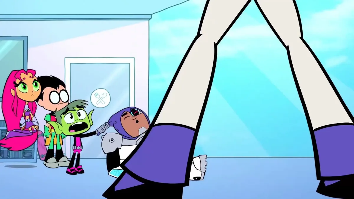 Teen Titans Go RAVEN'S LEG cover